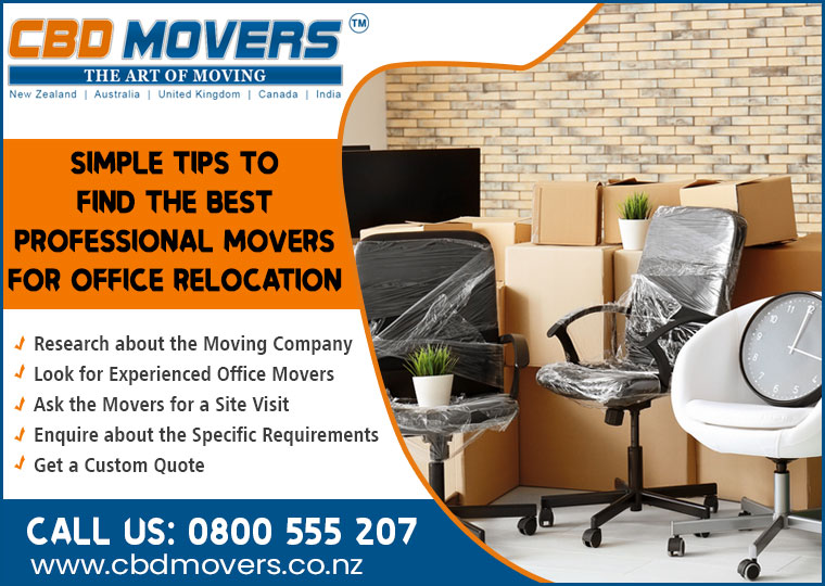 Simple Tips to Find the Best Professional Movers for Office Relocation 